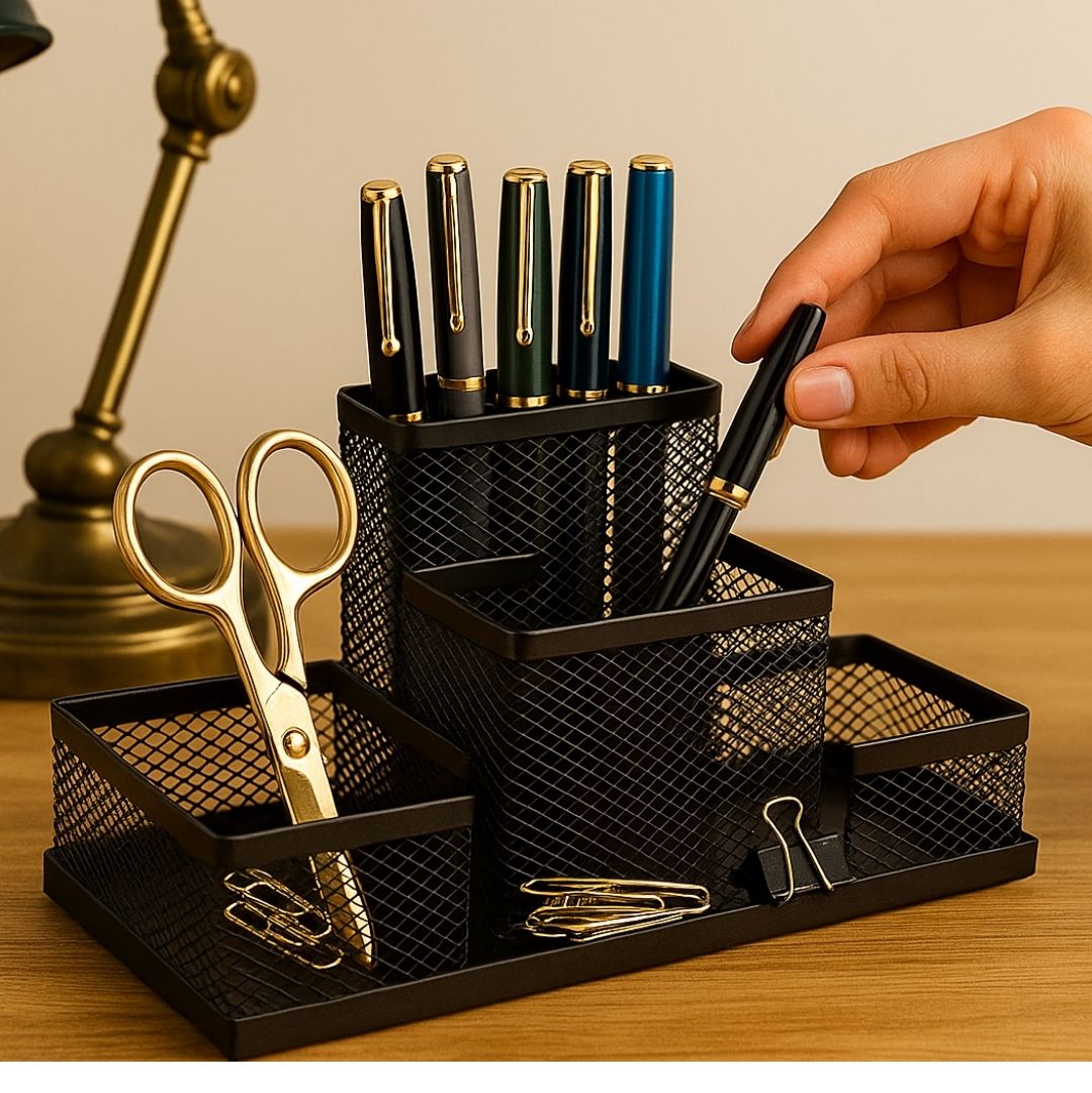 Organisateur de bureau couleur Noir
