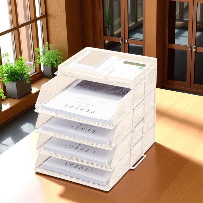 bannette Bureau ivoire quatre niveaux