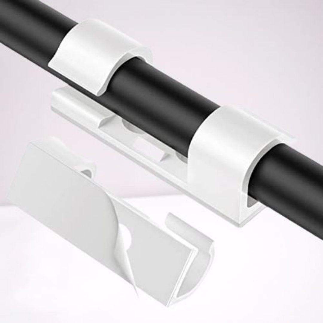 Attache cable blanche