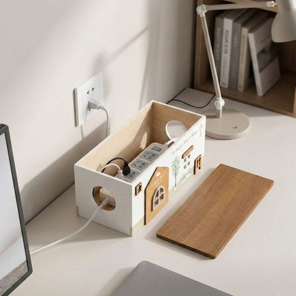 cache cable fils dissimules