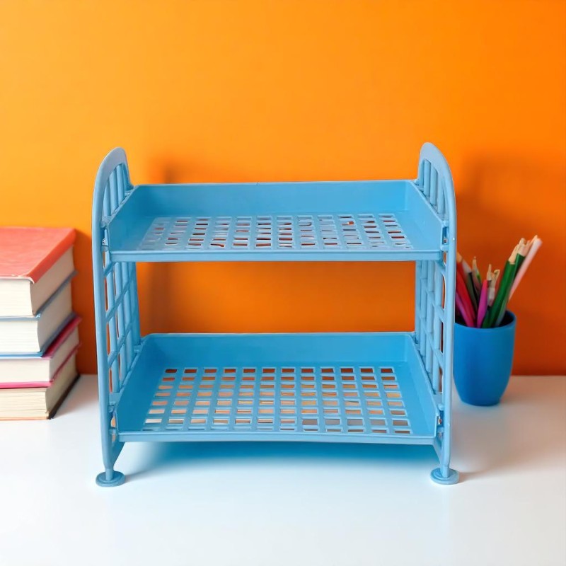 organiseur pour bureau Bleu